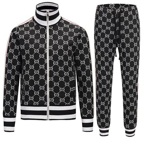 men gucci sweat suits|authentic gucci tracksuit.